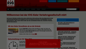What Kvg-kiel.de website looked like in 2021 (3 years ago)