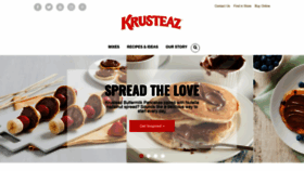 What Krusteaz.com website looked like in 2021 (3 years ago)