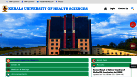 What Kuhs.ac.in website looked like in 2021 (3 years ago)