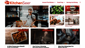 What Kitchenseer.com website looked like in 2021 (3 years ago)