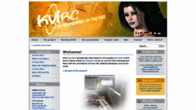 What Kvirc.net website looked like in 2021 (3 years ago)