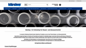 What Klaershop.de website looked like in 2021 (3 years ago)
