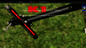 What K1-archery.com website looked like in 2021 (3 years ago)
