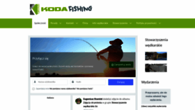 What Koda-fishing.pl website looked like in 2021 (3 years ago)