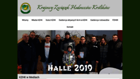 What Kzhk.pl website looked like in 2021 (3 years ago)