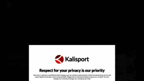 What Kalisport.com website looked like in 2021 (3 years ago)
