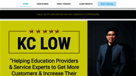 What Kclow.rocks website looked like in 2021 (4 years ago)