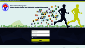What Kepegawaian.kemenpora.go.id website looked like in 2021 (3 years ago)