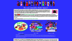 What Kids-space.org website looked like in 2021 (3 years ago)