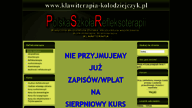 What Klawiterapia-kolodziejczyk.pl website looked like in 2021 (3 years ago)
