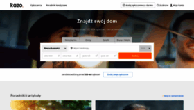 What Kazo.pl website looked like in 2021 (5 years ago)