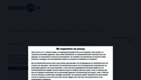 What Kalender-365.nl website looked like in 2021 (4 years ago)