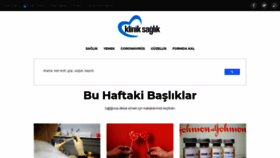 What Kliniksaglik.com website looked like in 2021 (3 years ago)