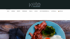 What Ketoishrana.com website looked like in 2021 (3 years ago)