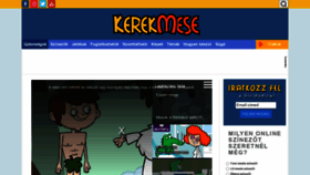 What Kerekmese.hu website looked like in 2021 (3 years ago)