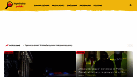 What Kryminalnapolska.pl website looked like in 2021 (3 years ago)