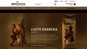 What Koffiecentrale.nl website looked like in 2021 (3 years ago)