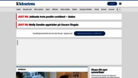 What Kkuriren.se website looked like in 2021 (3 years ago)