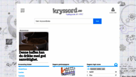 What Kryssord.no website looked like in 2021 (3 years ago)
