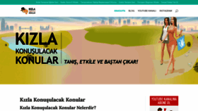 What Kizlakonusulacakkonular.com website looked like in 2021 (3 years ago)