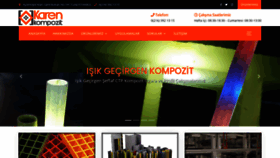What Karenkompozit.com website looked like in 2021 (3 years ago)