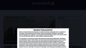 What Konecki24.pl website looked like in 2021 (3 years ago)