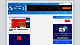 What Kaizentemplate.com website looked like in 2021 (3 years ago)
