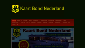 What Kaartbondnederland.nl website looked like in 2021 (3 years ago)