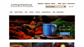 What Knitting-warehouse.com website looked like in 2021 (2 years ago)