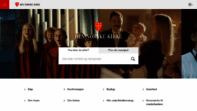 What Kyrkja.no website looked like in 2021 (3 years ago)