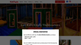 What Kidstopia-us.com website looked like in 2021 (3 years ago)