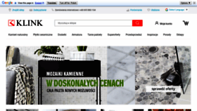 What Klink.pl website looked like in 2021 (3 years ago)
