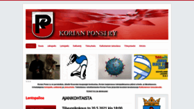 What Korianponsi.com website looked like in 2021 (3 years ago)