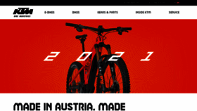 What Ktm-bikes.at website looked like in 2021 (2 years ago)