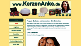What Kerzenanke.de website looked like in 2021 (3 years ago)