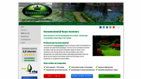 What Kroon-hoveniersbedrijf.nl website looked like in 2021 (2 years ago)