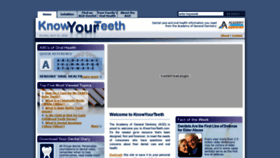 What Knowyourteeth.com website looked like in 2021 (2 years ago)