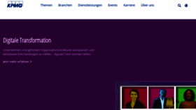 What Kpmg.de website looked like in 2021 (2 years ago)