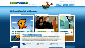 What Klassewasser.de website looked like in 2021 (2 years ago)