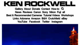 What Kenrockwell.com website looked like in 2021 (4 years ago)