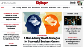 What Kiplinger.com website looked like in 2021 (2 years ago)