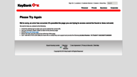 What Keybank.com website looked like in 2021 (2 years ago)