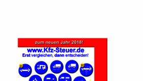 What Kfz-steuer.de website looked like in 2021 (2 years ago)
