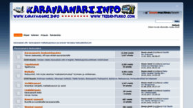 What Karavaanari.info website looked like in 2021 (2 years ago)