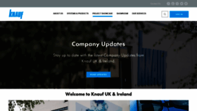 What Knauf.co.uk website looked like in 2021 (2 years ago)