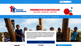 What Kinderrechte.de website looked like in 2021 (2 years ago)