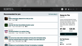 What Kanyetothe.com website looked like in 2021 (2 years ago)