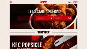 What Kfc.com.sg website looked like in 2021 (2 years ago)