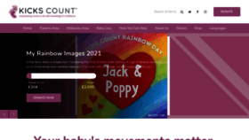 What Kickscount.org.uk website looked like in 2021 (2 years ago)