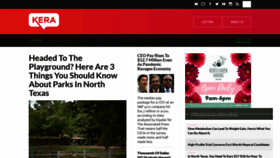 What Kera.org website looked like in 2021 (4 years ago)